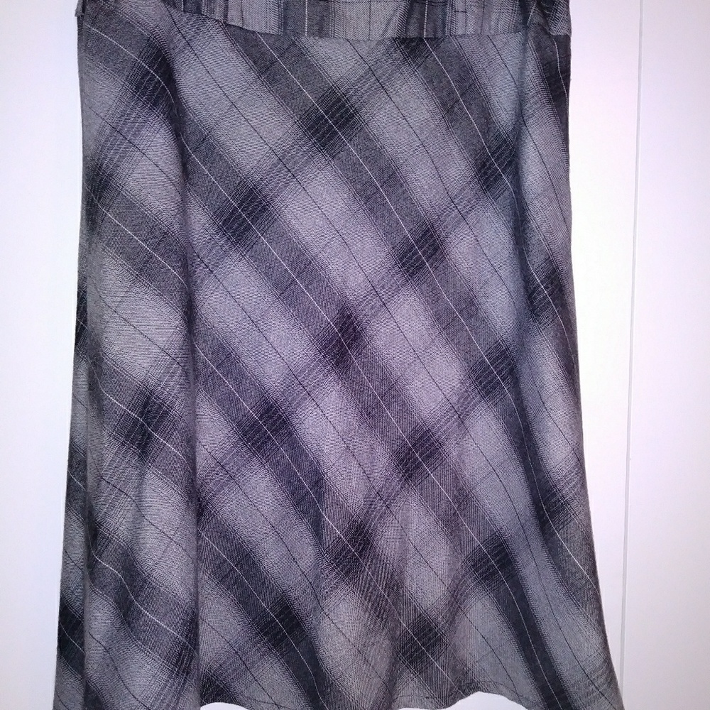 Grey and black skirt